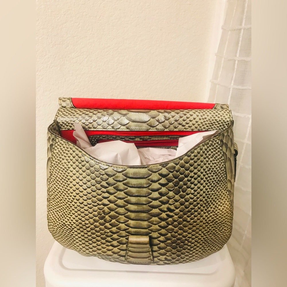 Dooney & Bourke Python Satchel - Picture 13 of 14